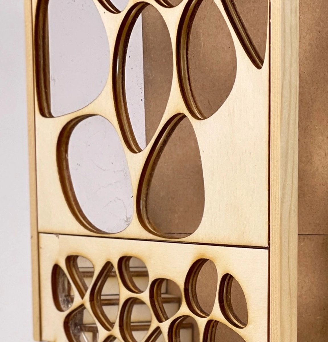 Laser-cut plywood
