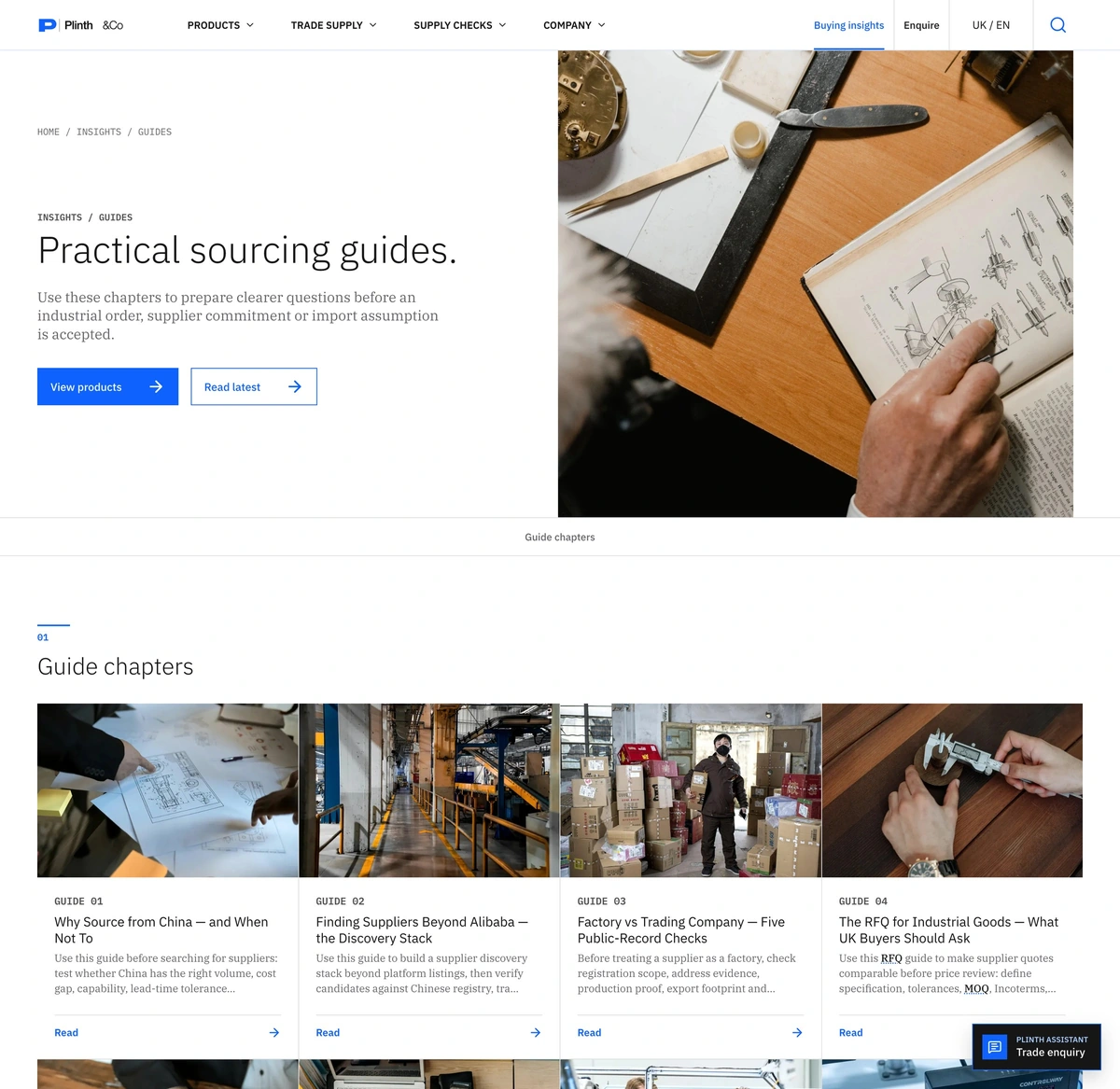 The full guide index: 14 chapters from strategy to post-arrival QC
