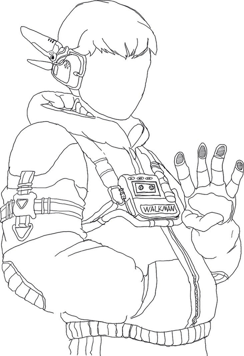 Disciple with a Walkman worn on the chest